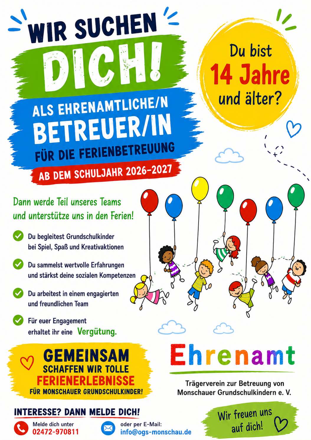 Flyer Ehrenamt Flyer Ehrenamt
